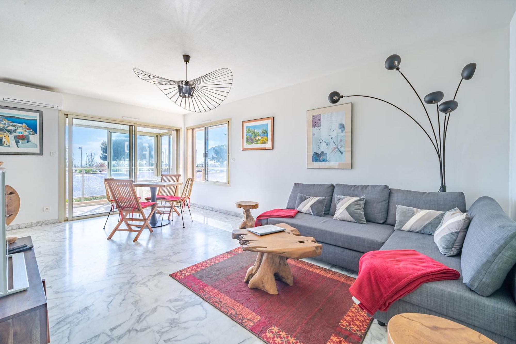 Magnifique 2 Pieces Vue Mer - Parking Proche Plage Saint-Laurent-du-Var Ngoại thất bức ảnh